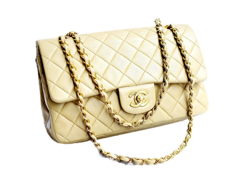 Gesteppte Chanel-Handtasche mit Kettenriemen