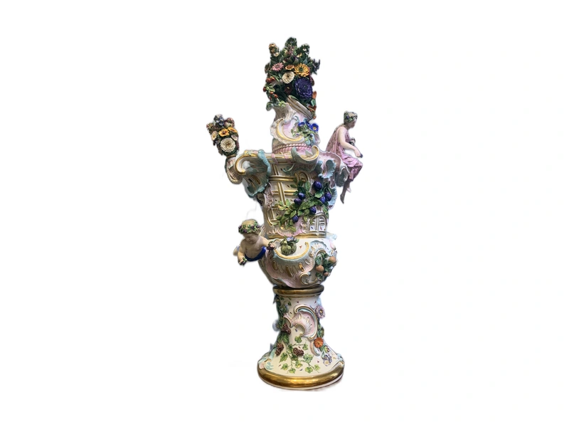 Historische Porzellanvase von Meissen