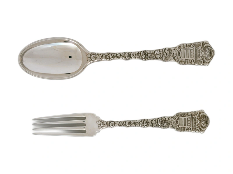 Silberlöffel und Gabel von Tiffany & Co.