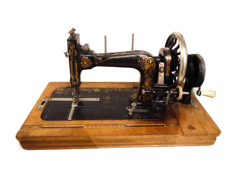 Historische Nähmaschine von Grimme, Natalis & Co., um 1880