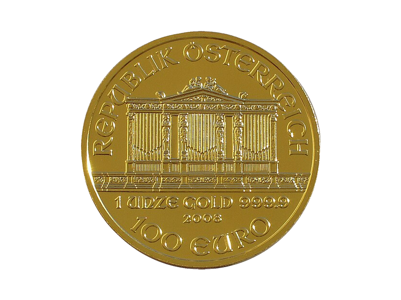 Wiener Philharmoniker Goldmünze von 2008