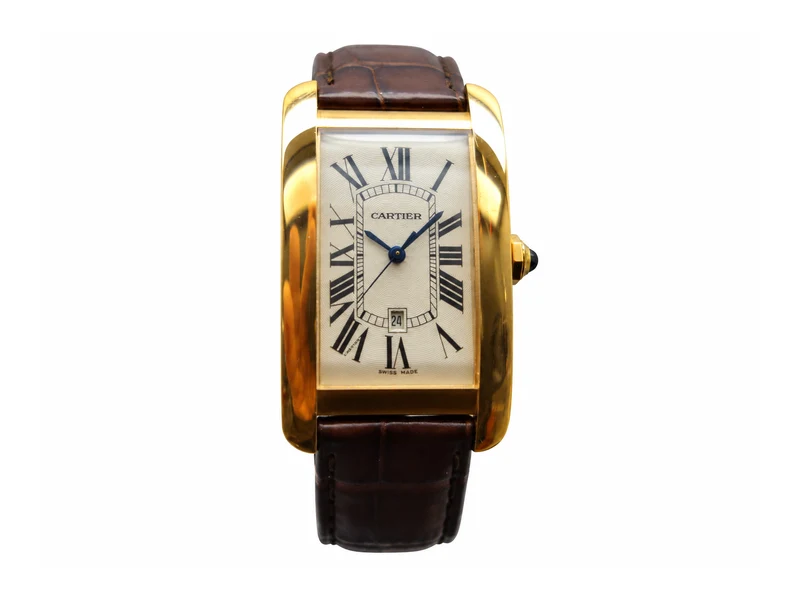 Cartier Tank Américaine – Illustration nach Museumsfoto